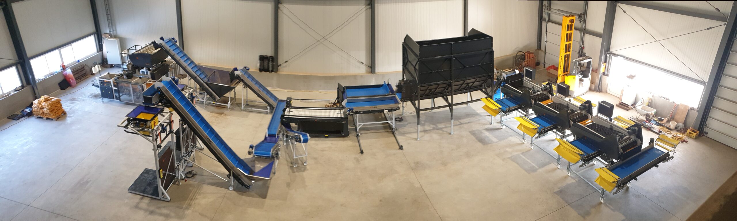 نظرة شاملة على خط معالجة KMK المتكامل لفرز وغسيل البطاطس والبصل